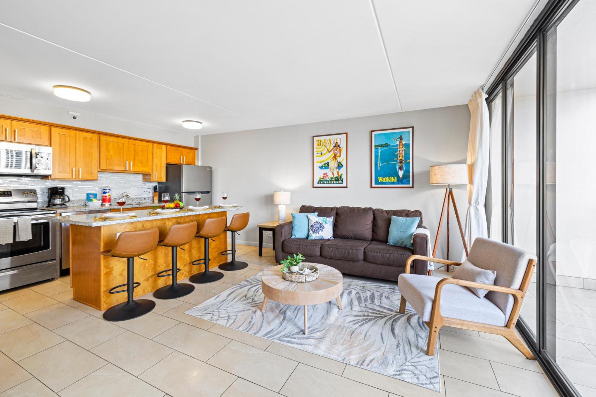 Great Ocean View Condo, Near Beach With Free Parking! Honolulu Ngoại thất bức ảnh
